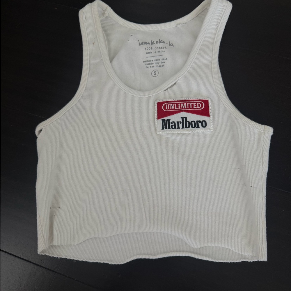 Marlboro Unlimited White Women's Tank Top